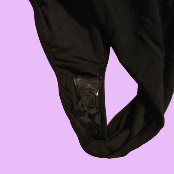 Cutout One Piece Swimsuit with V Neck and Crisscross Back - Picture 5 of 7